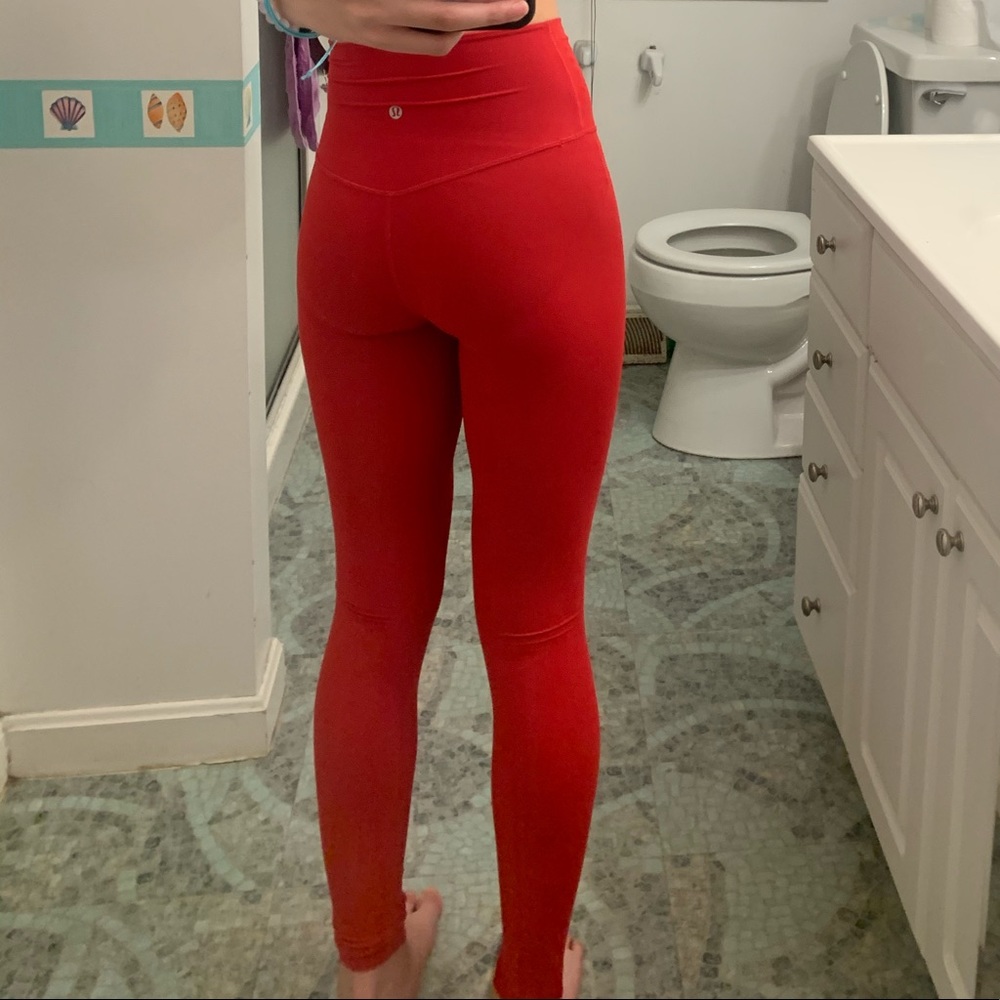 Lululemon align pant 28”-red